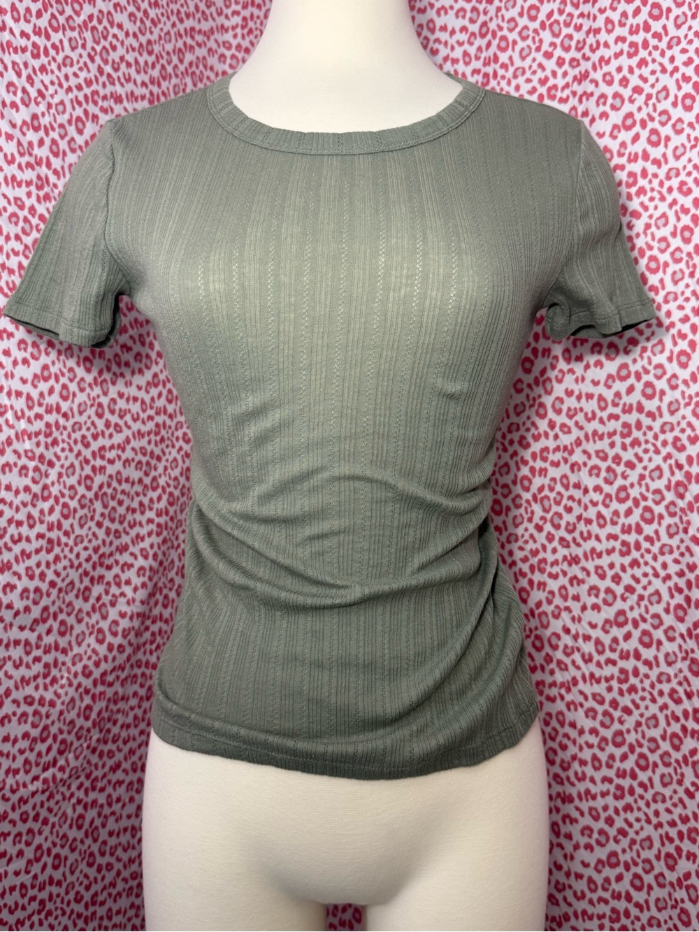 Short-Sleeve Top - Olive Green